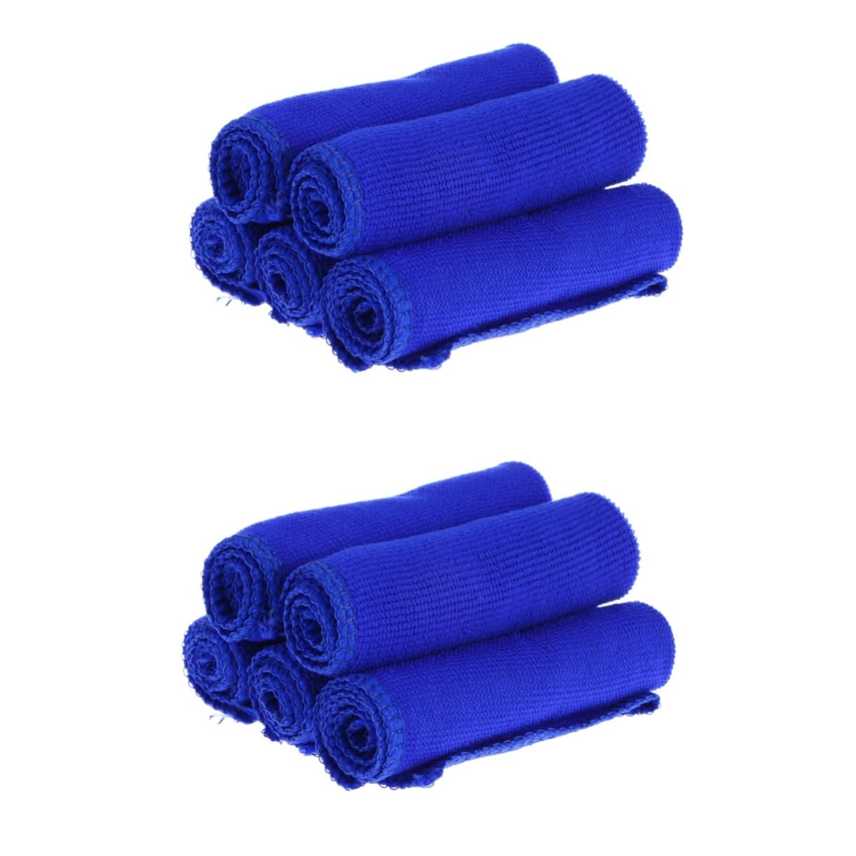 VALICLUD 2 Sätze Premium Mikrofasertücher Ultra Reinigungstücher Für Küche Und Haushalt Saugstark Fusselfrei Blau Für Effektive Schmutz Und Staubentfernung 20 Stück * 2