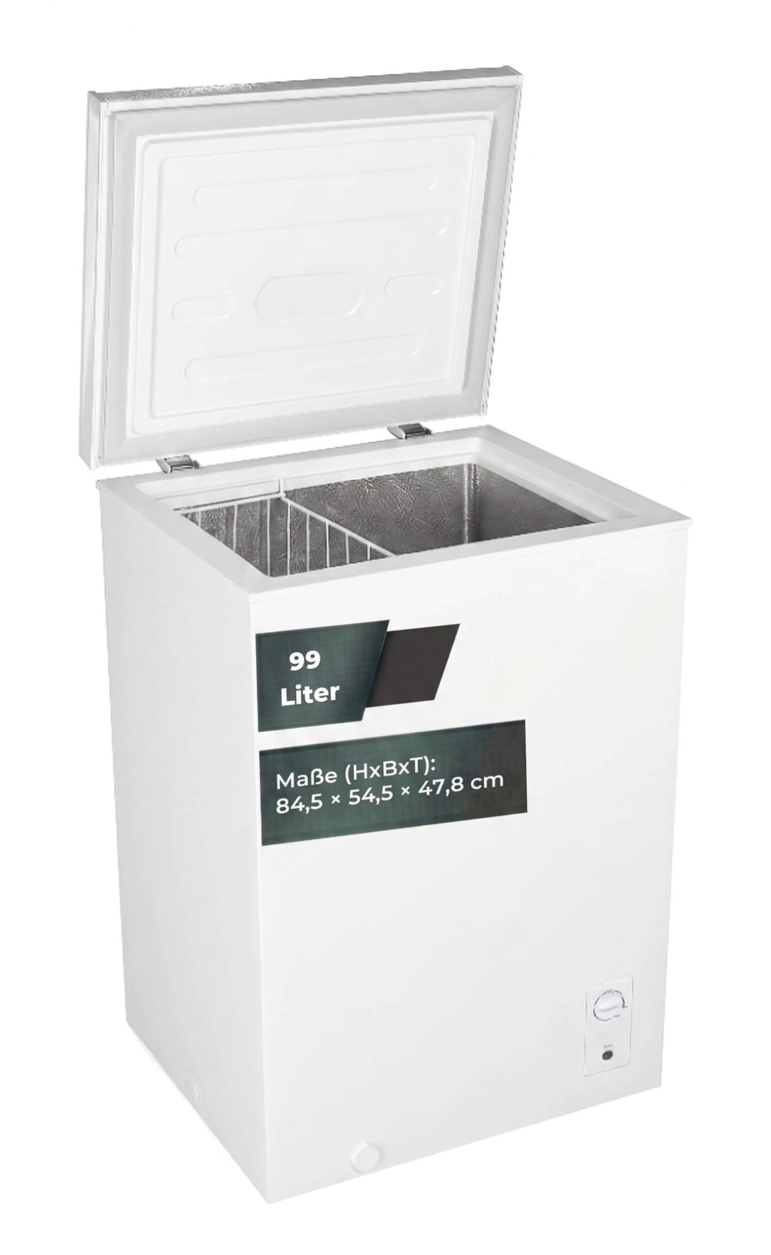 YUNA FROSTER 100 D Gefriertruhe DUAL Modus 4 Sterne Gefrierfach weiß