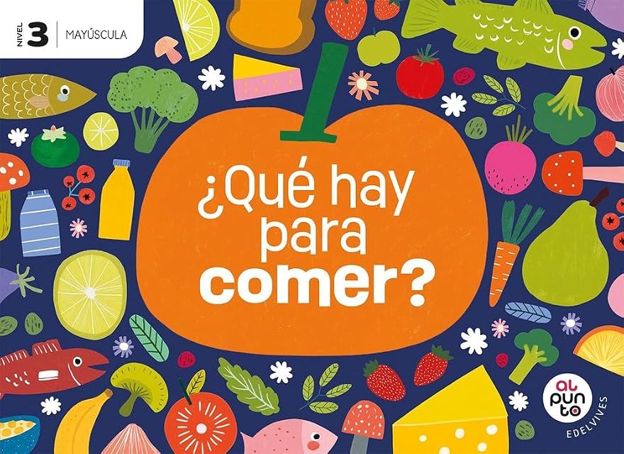 Portada de ¿QUÉ HAY PARA COMER? MAYÚSCULAS