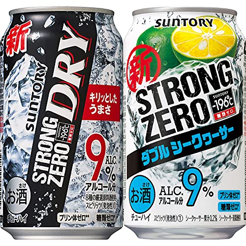 【糖類ゼロ プリン体ゼロセット】 -196℃DRY350ml × -196℃シークワーサー350ml