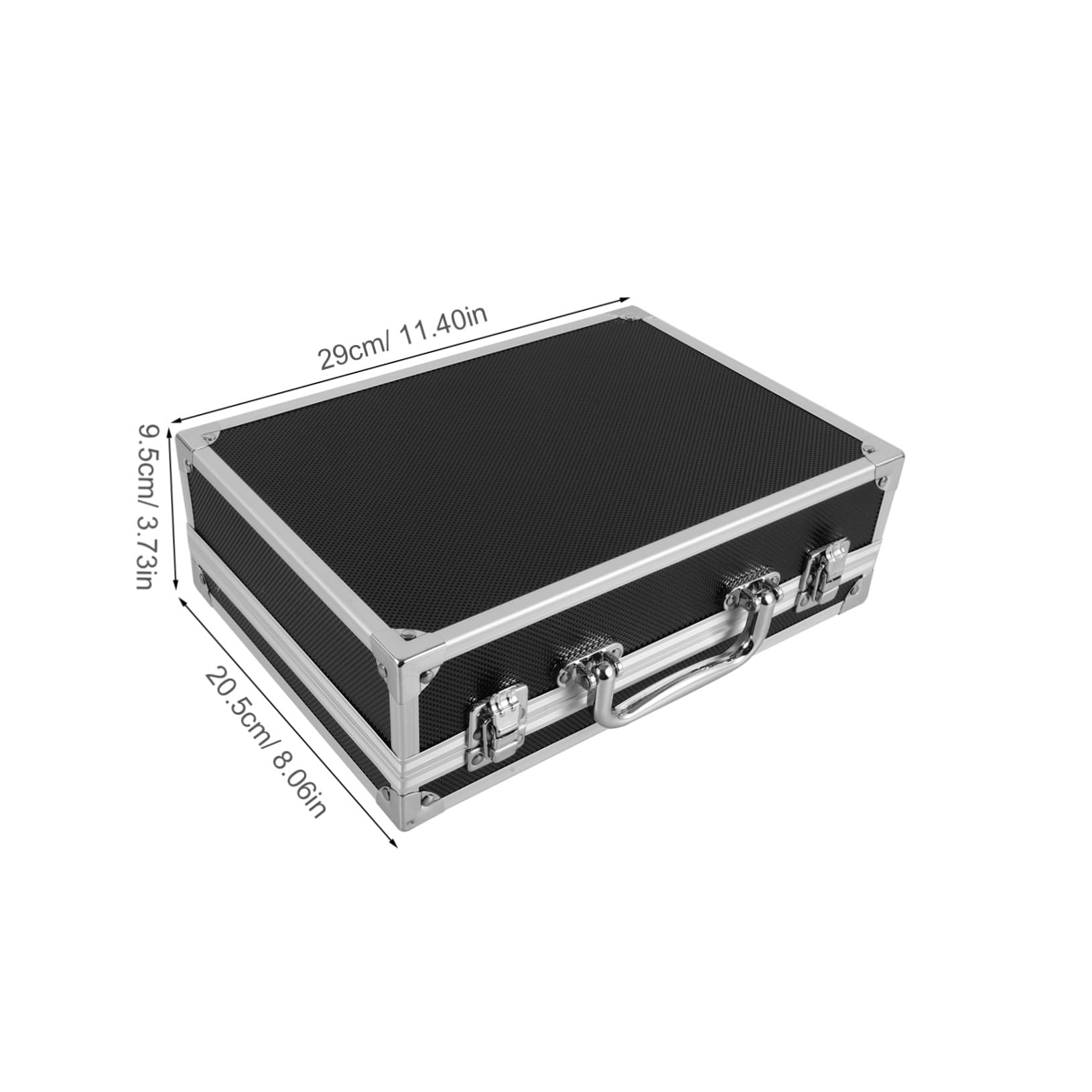 SHINEOFI Valigia Portautensili in Lega di Alluminio Design Interno Organizzato, Resistente alle Intemperie, Compatta per Uso Quotidiano o All'aperto