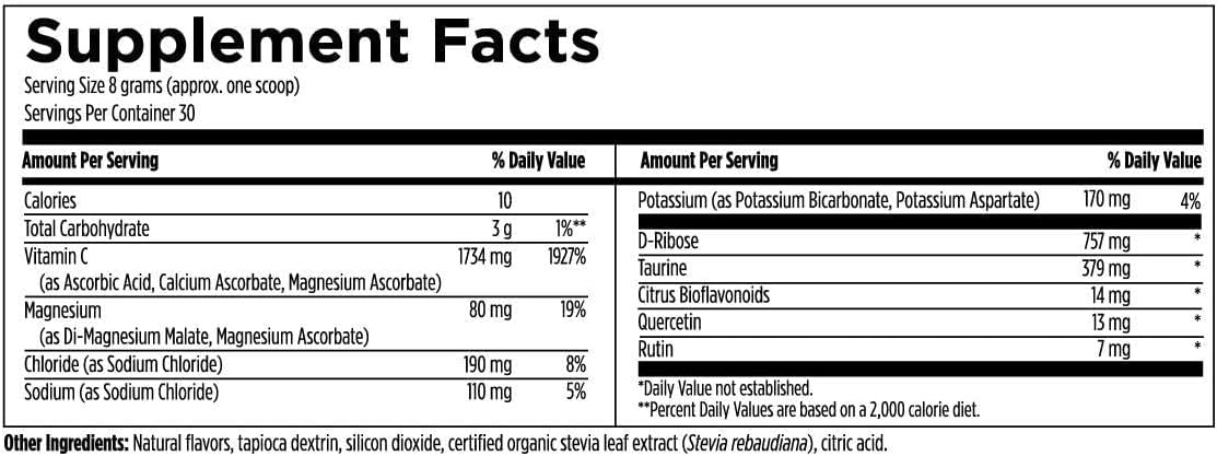 Designs for Sport Hydration Complex - Supports Hydration & Skeletal Muscle Function* - Electrolytes with D-Ribose & Vitamin C - Lemon-Orange Flavor - 8.5 oz, 30 Servings image 2 of 2 B0F4Y5KFFZ