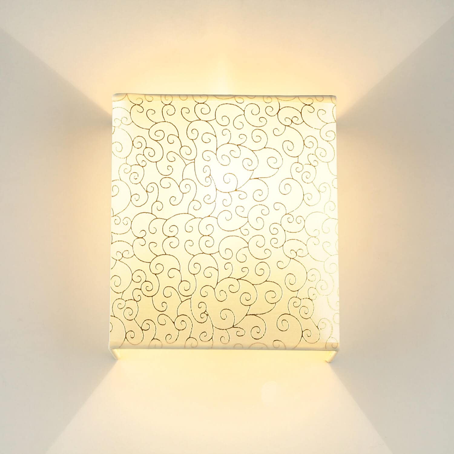 Applique murale d'intérieur Alice très chic pour le Loft en tissu brun