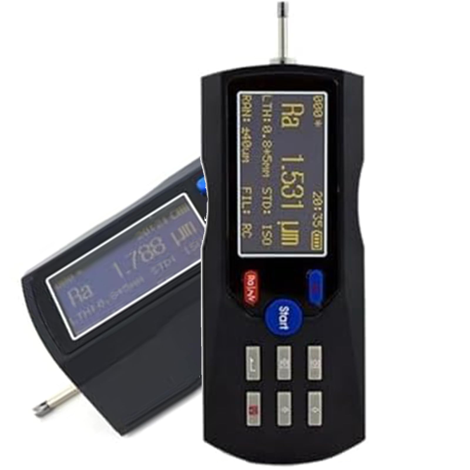 Tester di Rugosità Superficiale,Dispositivo Prova Rugosità della Superficie del Calibro,Gamma di Misura Ra: 0.025um-12.5um,Precisione di Misura 0.001μm,per La Misurazione Accurata