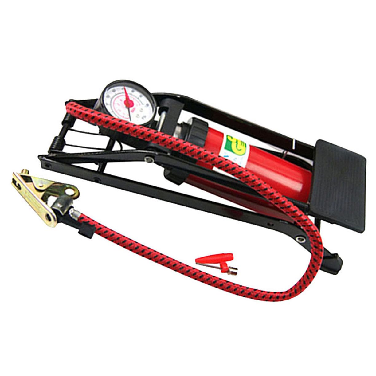 BESTonZON Pompa Pneumatica Portatile Alta per Auto e Biciclette Gonfiatore Multifunzionale con Antiscivolo per Barche Gonfiabili
