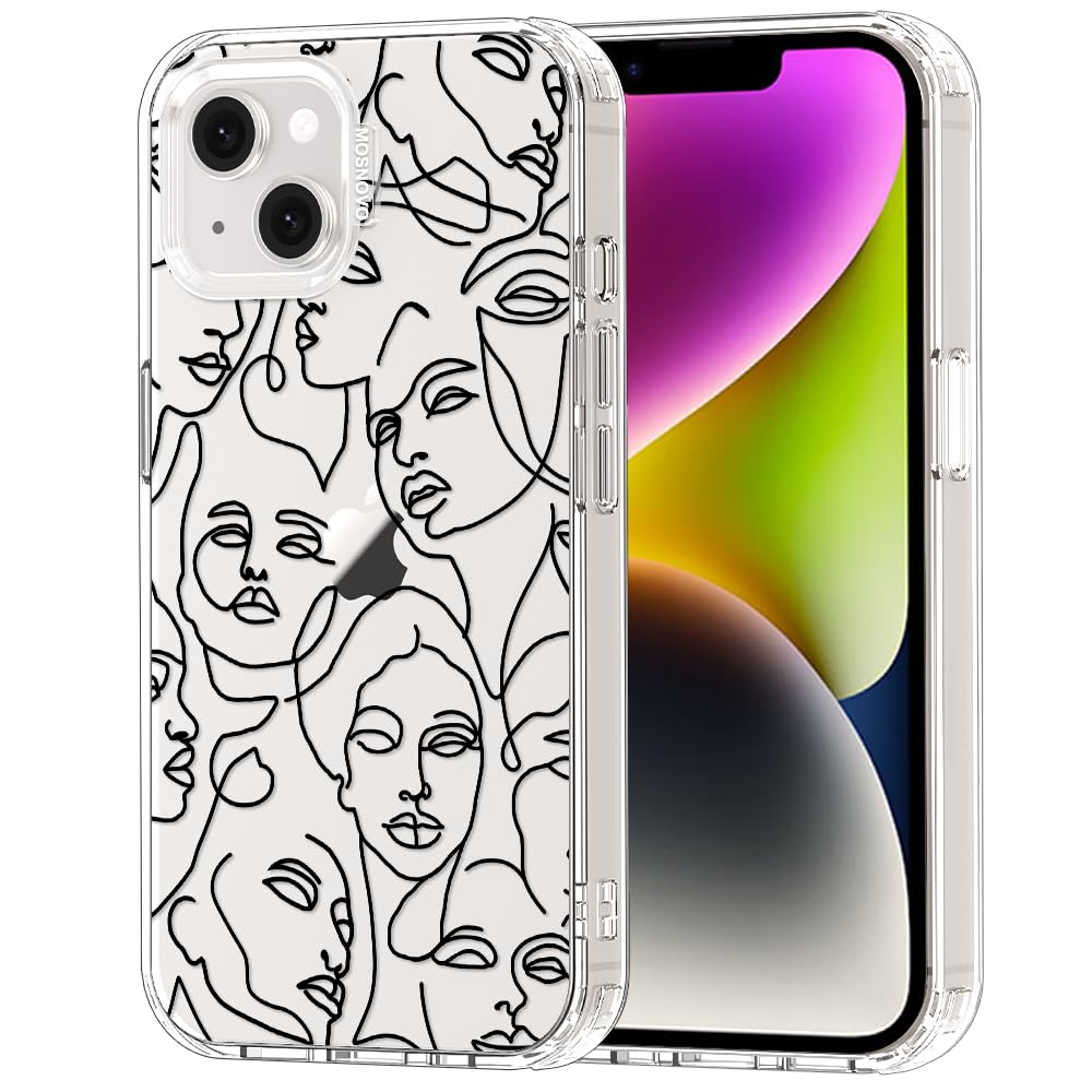 Abstrakte Gesichts-Linienkunst