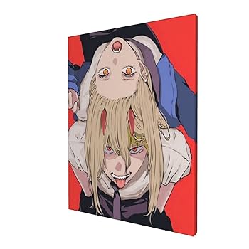 チェーンソーマン パワー 額縁 絵画 Amazon.co.jp: アートパネル