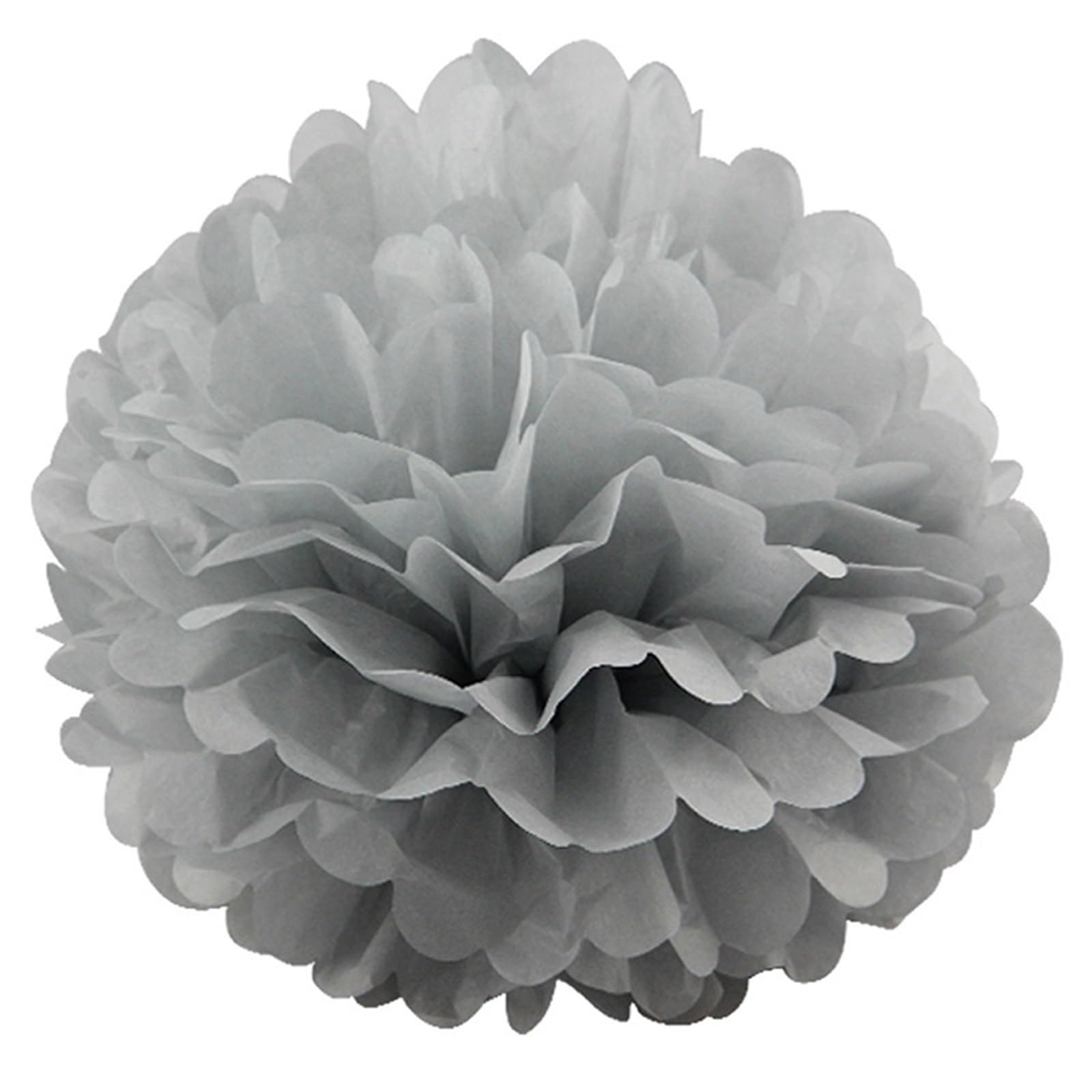Paper Pompom 5pcs Wedding Decorative Paper Pompoms Pom Poms Flower Ball Party Home Decor Tissue Birthday DIY for Party(Color-18,25cm 5pcs)