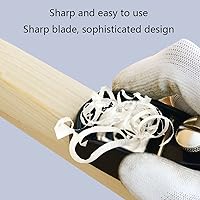 Vista 3 de Pequeño avión de carpintería Mini cepilladora de mano Bloque Plano de Mano Cepilladora de Madera Carpintería Herramienta de Recorte de Madera