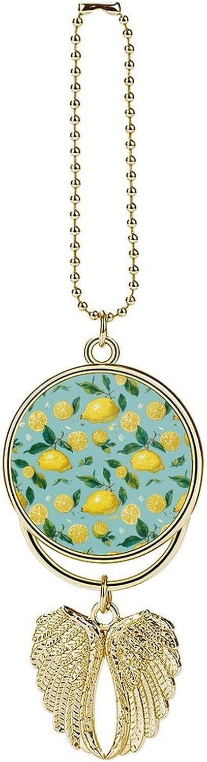 Lemon Guardian Angel Car Charm for Rear View Mirror