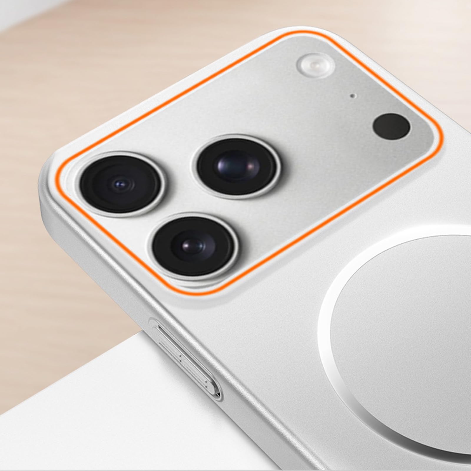 Magnetisch Hülle für iPhone 17 Pro Max/17 Pro/17 Air/17, Dünne Gefrostet rutschfeste Schutzhülle Unterstützt Drahtlose Aufladung Handyhülle,Schwarz,17 Pro