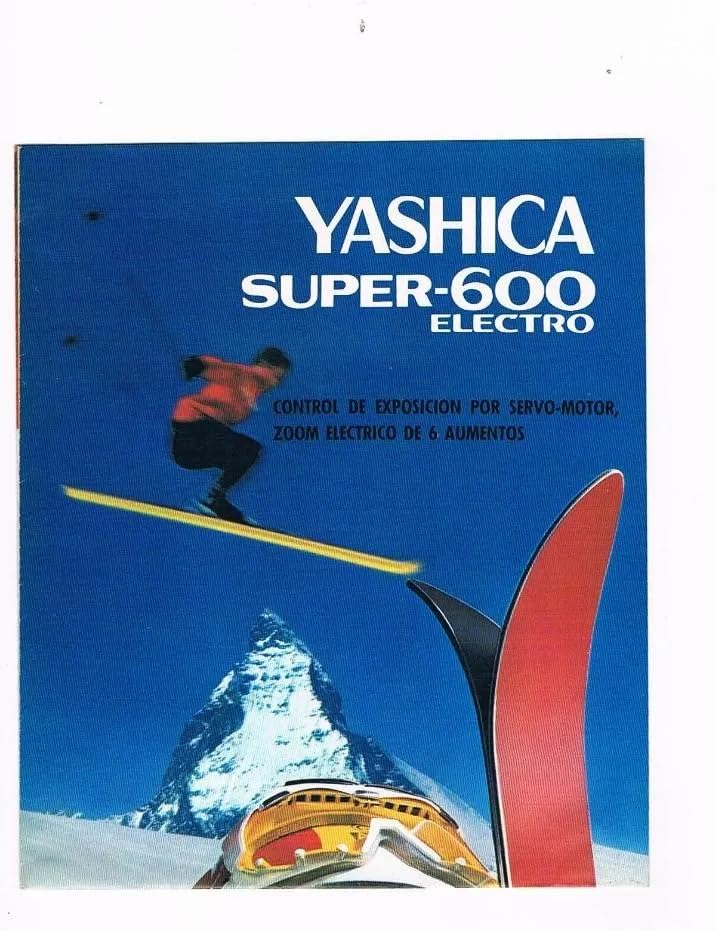 Genérico FOLLETO DESPLEGABLE PUBLICIDAD YASHICA SUPER 600 ELECTRO CAMARA