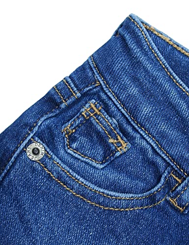 KIDSCOOL SPACE Baby Girl Boy Jeans,Little Kid Elastic Band Inside Ripped Denim Jeans Pants3