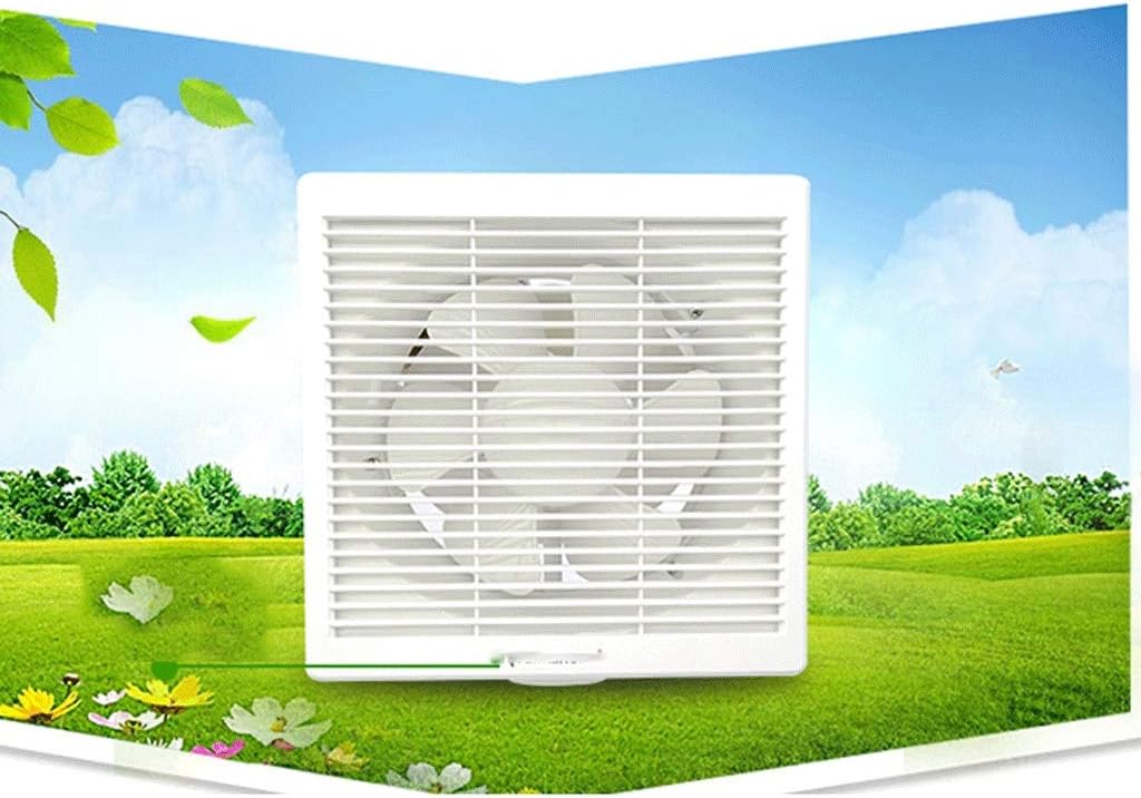 Wall Mounted Exhaust Fan Variable Speed, Vent Fan for Home Attic, Shed, or Garage Ventilation, Speed Selector, Quiet