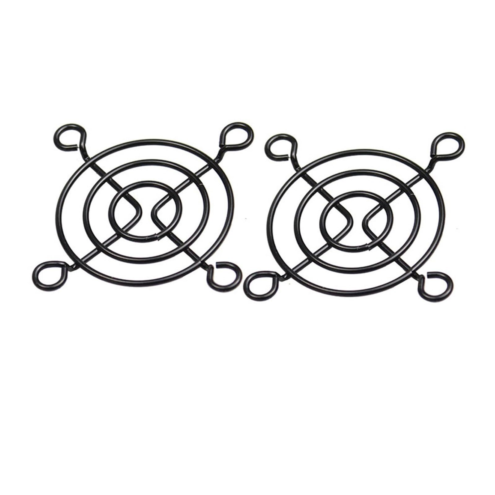 200PCS Nero 50mm Griglie for ventole Filo metallico Protezione for le dita for ventola della CPU Ventola CC Griglia di protezione Protezione 50x50mm 5CM for ventole di raffreddamento da 50MM
