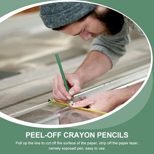 Miniatura 6 de Gadpiparty Bolígrafos de crayón despegables, 24 unidades, rotuladores de porcelana, lápices de cera de grasa, lápices de marcado, lápices de marcado