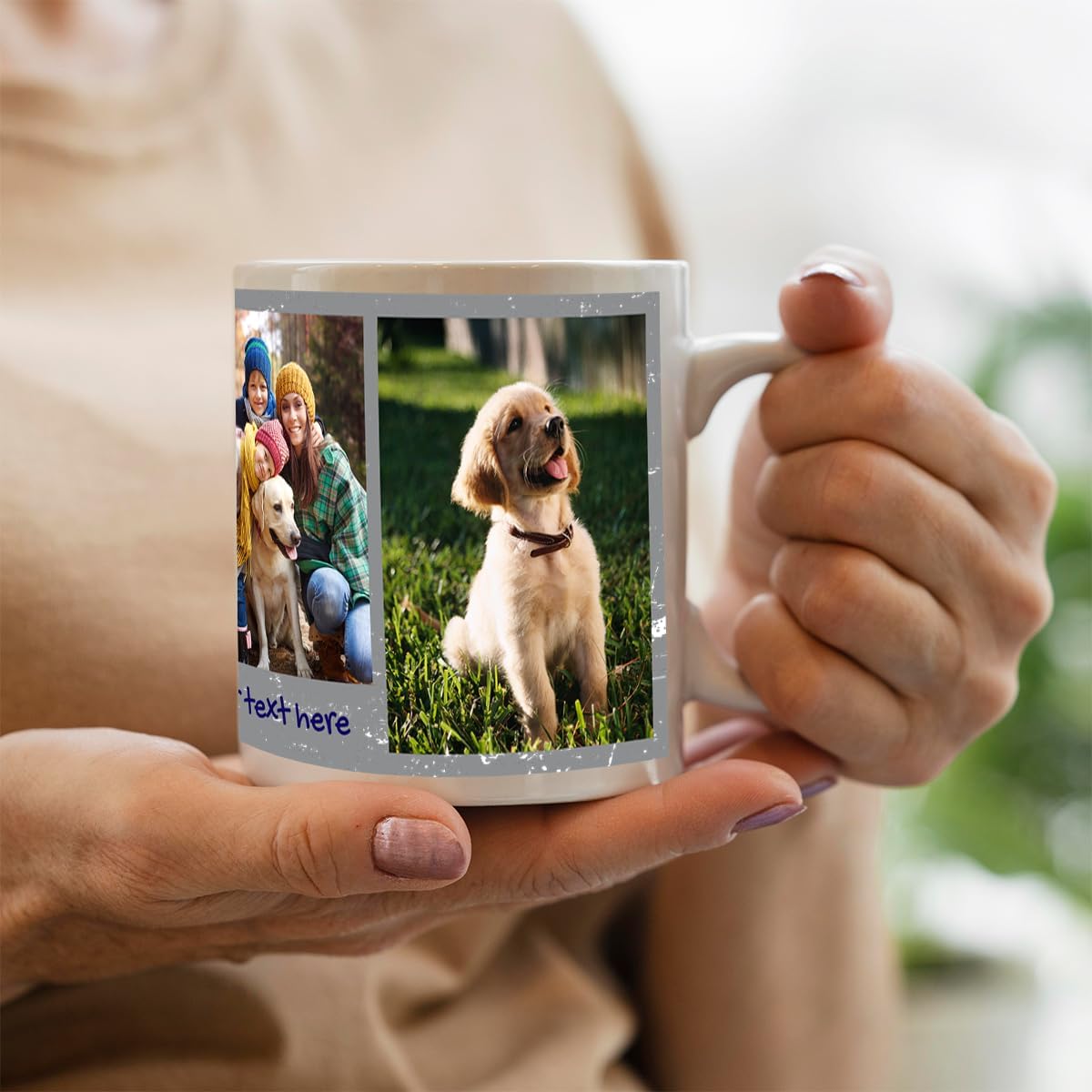 Custom Mug - Personalized Coffee Mug - Custom Cup with Pictures, Names, Text, Photos, Logos - 11, 15, and 20 oz with Color Options (Celebrate (5 Images)) - Image 5