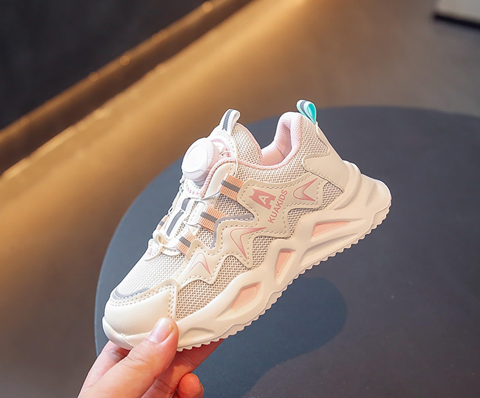 Scarpe Bambino 28, Estive Nuove Sportive Ragazze Pulsanti rotanti Ragazzi manopole Grandi e Piccole Corsa