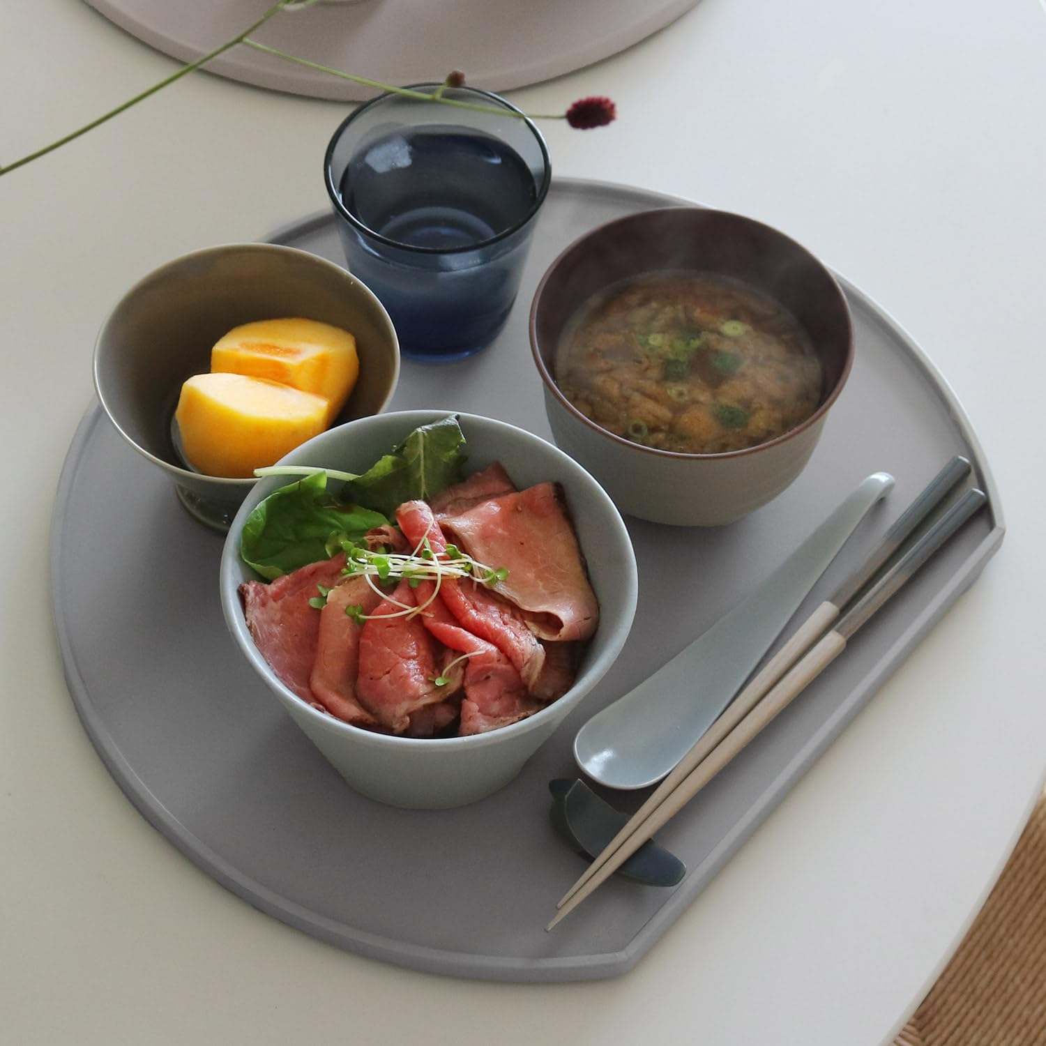Yamanaka Half-Moon Serving Tray, Scandinavian