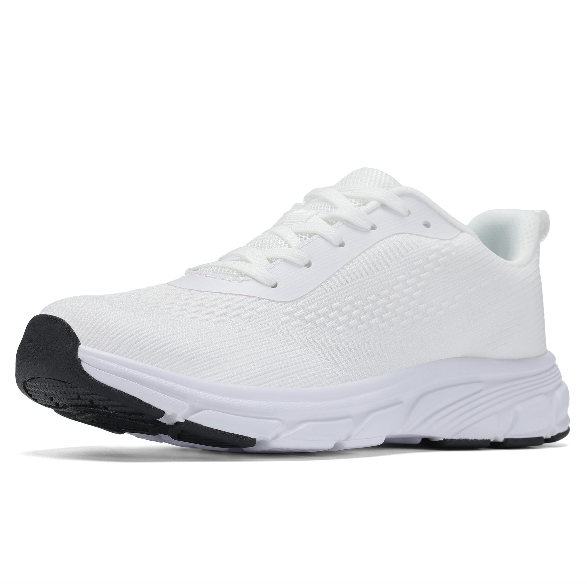 Photo 1 of Santiro White Sneakers for Women Tennis Shoes Comfort Lightweight Non-Slip Casual Walking Running Shoes 8.5