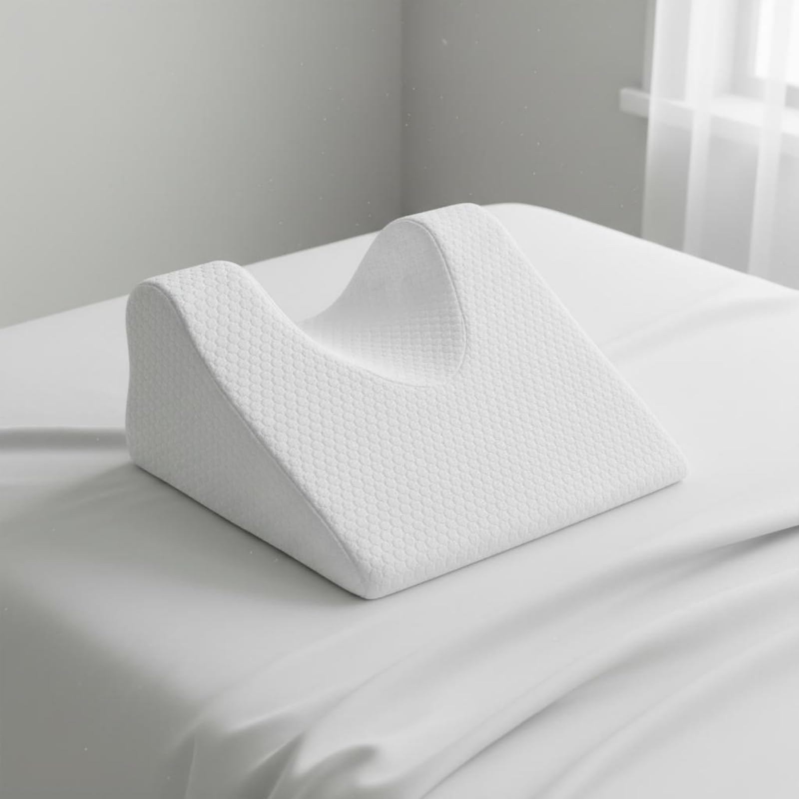 Almohada de Recuperación Facial Forma Ergonómica Almohada Espuma Memoria Diseño Contorneado Cojín Postural para Dormir
