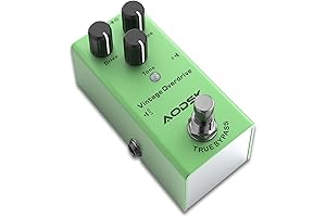 Vintage Overdrive Effect Pedal for Electric Guitar
