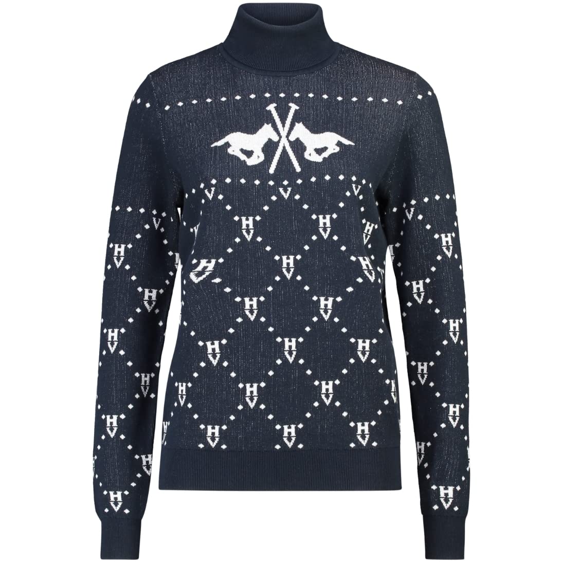 HV Polo Rollkragen Damen Pullover HVPCecile Navy