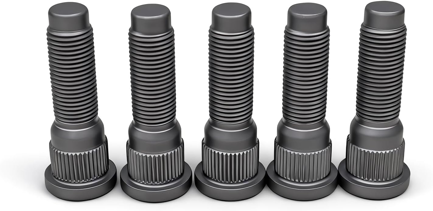 5 Pack 610-448 Wheel Lug Studs 1/2-20 for Jeep Grand Cherokee 2002-2010, Commander 2006-2010, Wrangler 2007-2017, Wrangler JK 2018 Replaces 68003287AA