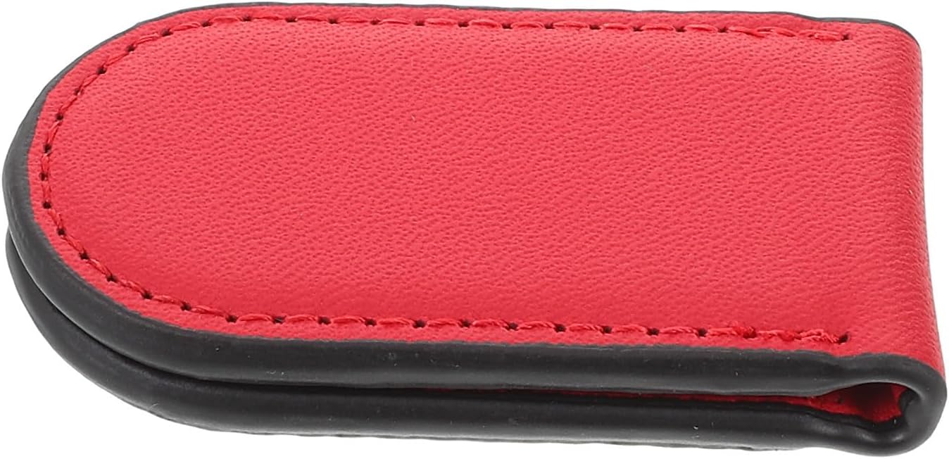 PU Leather Wallet Money Clip Accessory for Cash and Cards