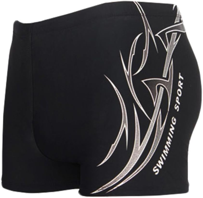 HHD Men's Swimming Trunks Shorts Swimwear Boxers Summer Beach Board Shorts Elastic Swimsuit Bottom