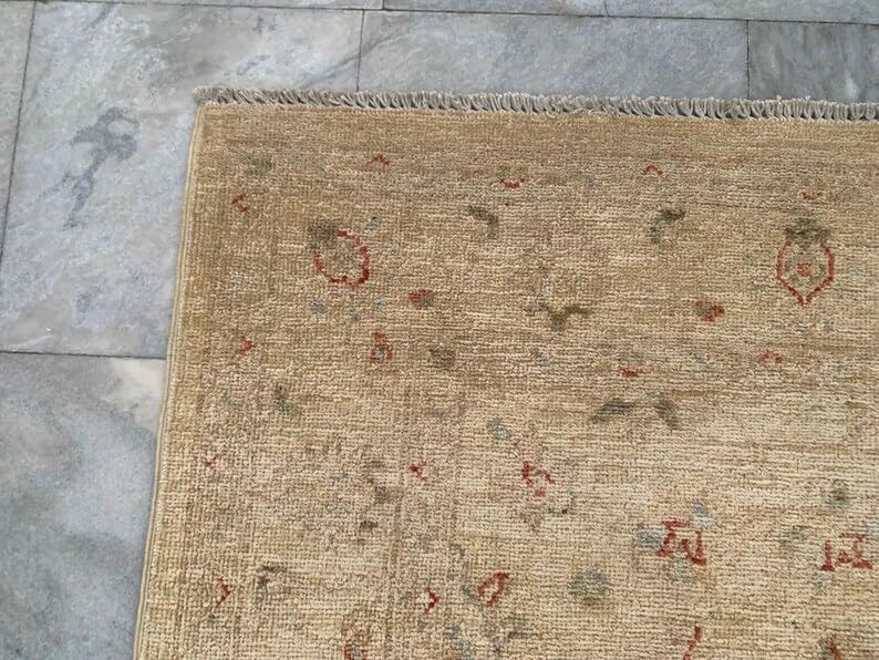 5x7 Afghan Chobi Rug Hand Knotted Modern Wool Area Home Decor Carpet 210 x 137 cm