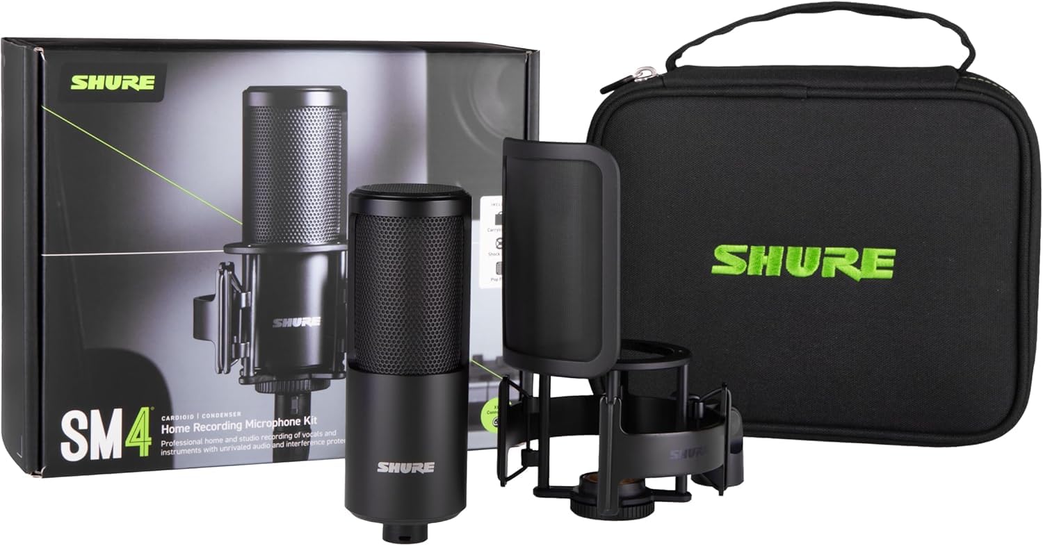 Amazon.co.jp: SHURE Shure SM4 Home Recording Microphone Kit SM4-K