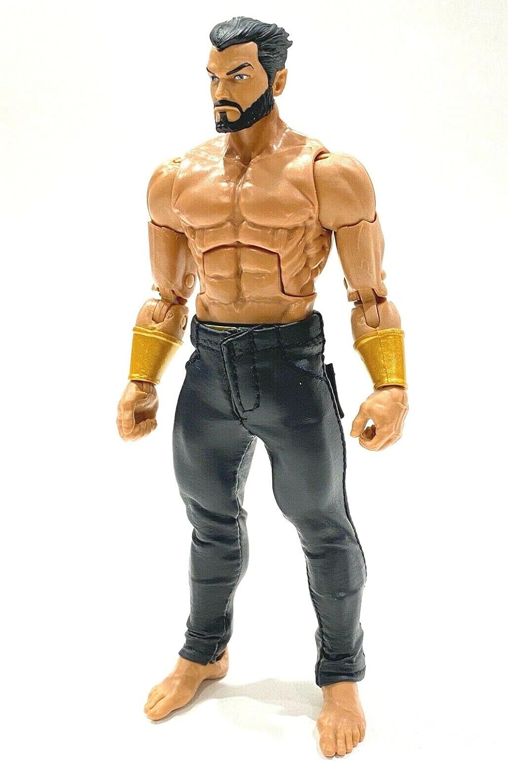 1/12 Scale Miniature Black Leather Pants for Marvel Legends Mezco Body (Figure NOT Included)