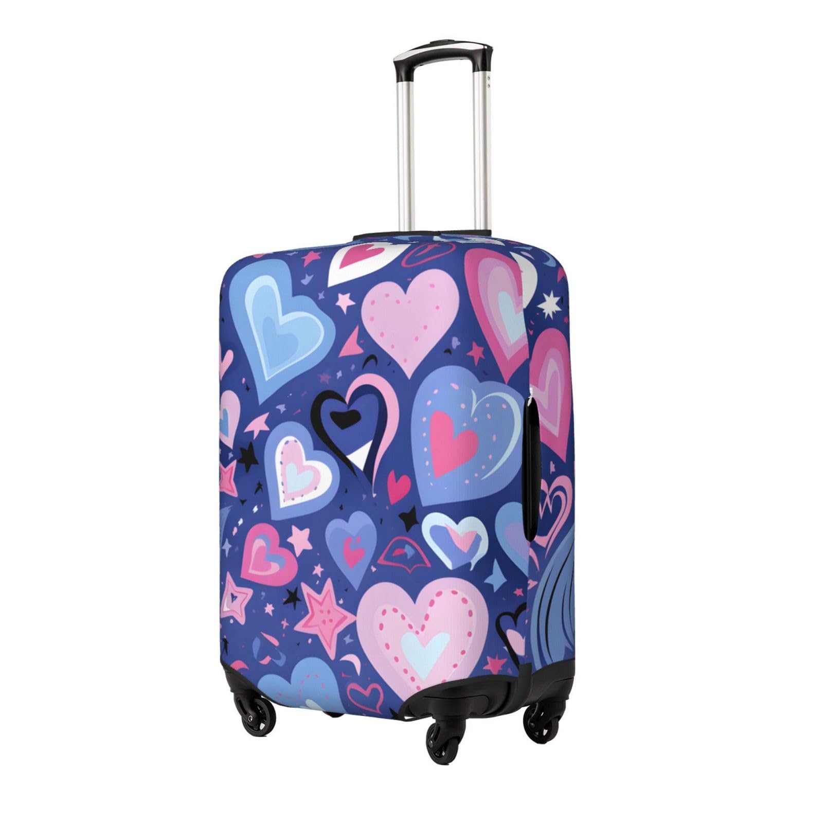 Kofferabdeckungen, Kofferschutzhülle mit Aufschrift Love Heart, for 18–32 Zoll(M)