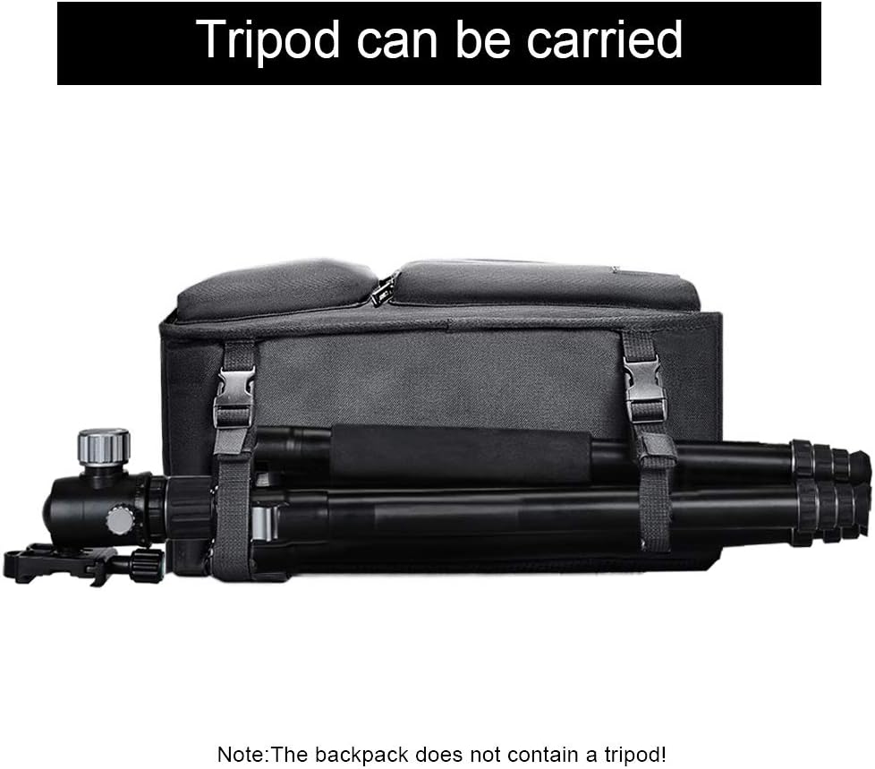 Blасk Frіdау - 50% оƒƒ CADeN Camera Backpack Bag for DSLR/SLR Mirrorless Cameras, Camera Case Shoulder Bag with Laptop Compartment 14, Tripod Holder, Rain Cover, Compatible for Sony Canon Nikon Camera and Lens Accessories