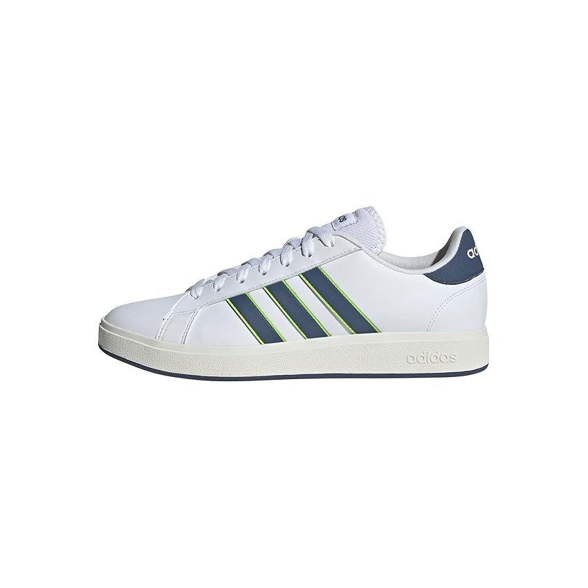 adidas Grand Court Base 2.0 Shoes, Scarpe Uomo, Ftwr Whitereloved Ink/off White, 46 2/3 EU