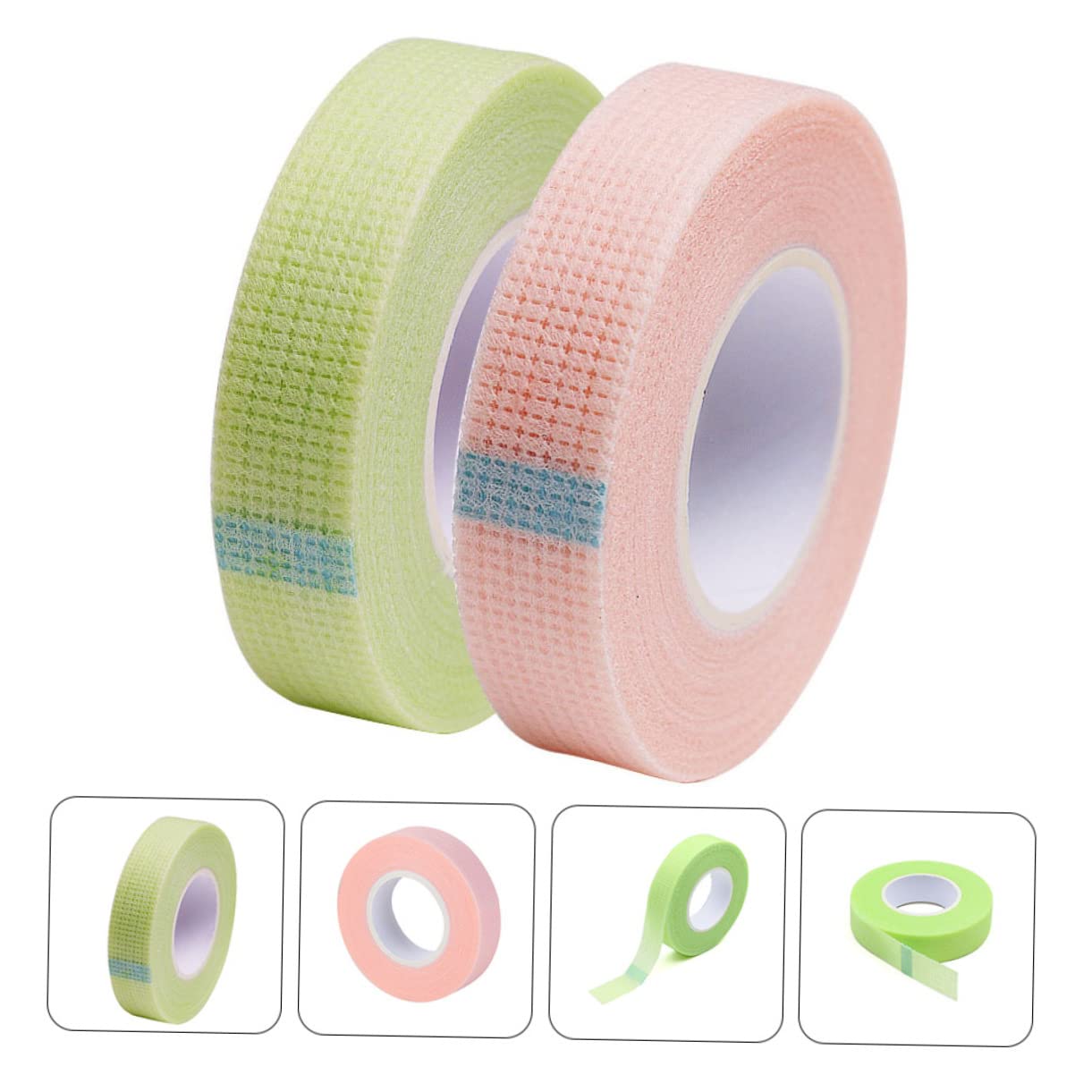 MAGICLULU 18rollos Cinta Transpirable Para Extensiones De Pestañas De Gel Para Aislamiento De Pestañas Para Salones y Casa Sin Irritaciones Alta Transpirabilidad