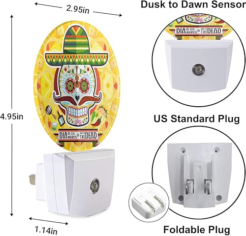 Miniatura 10 de Luz nocturna de búho, lindo pájaro con ojos grandes curiosos, retro, lámpara de noche del atardecer al amanecer, sensor automático para dormitorio,