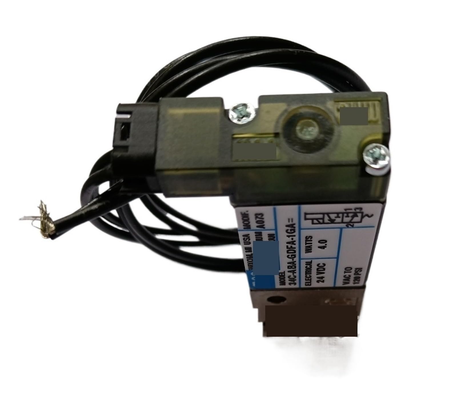 Électrovanne pneumatique 34C-ABA-GDFA-1GA pour stopper les pertes d'air