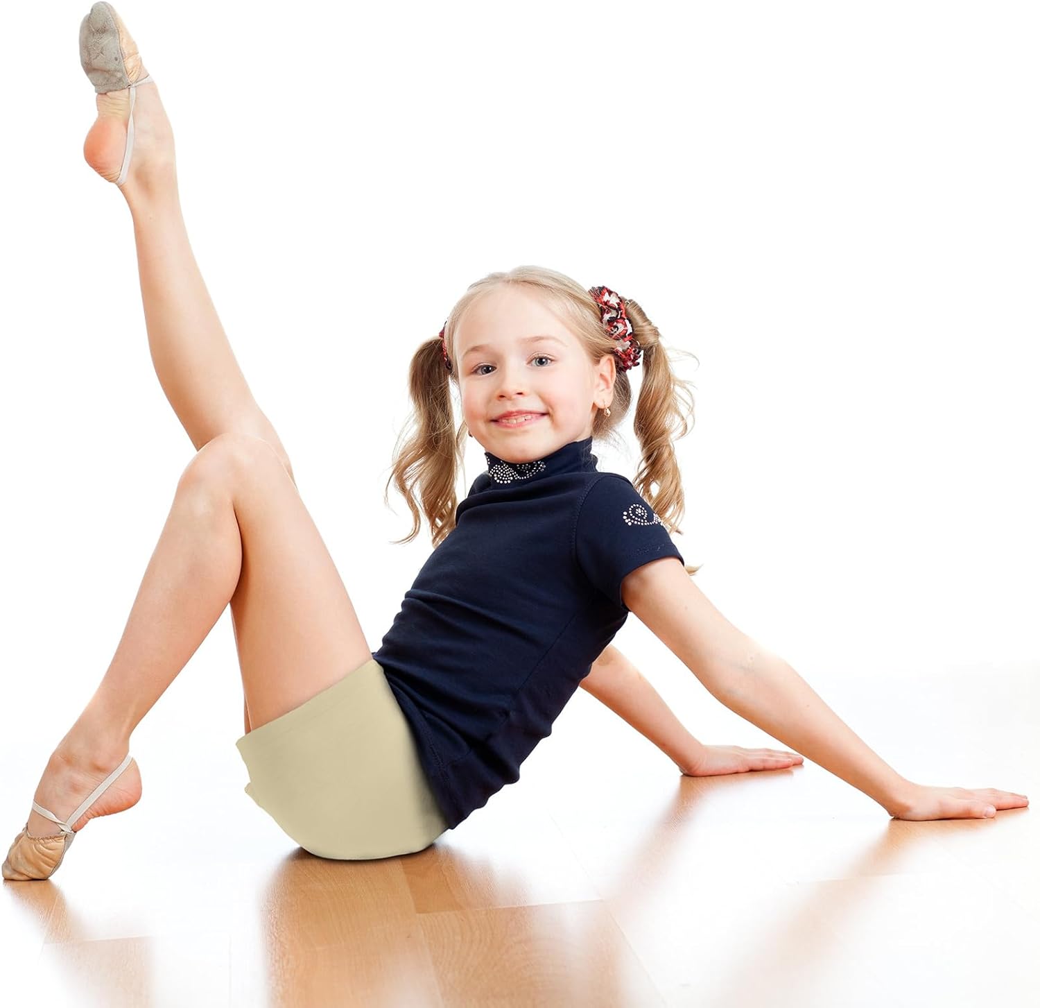 Boyiee 8 Pack Girls Toddlers Dance Shorts Bike Shorts for Dance Gymnastics Yoga Safety Active Under Dress - Image 2