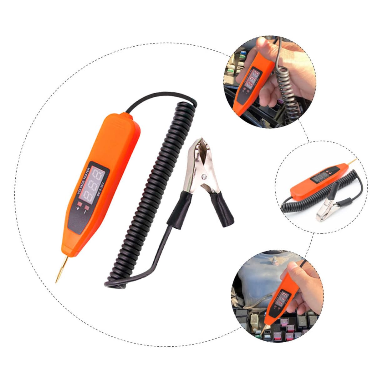 PRETYZOOM 5 Stück Spannungsteststift Digital Leistung Automobil Prüfen Werkzeug Stromspannung Usb Sicherungsprüferauto Spannungsprüfer Elektrischer Tester Auto Schaltung Tester Abs