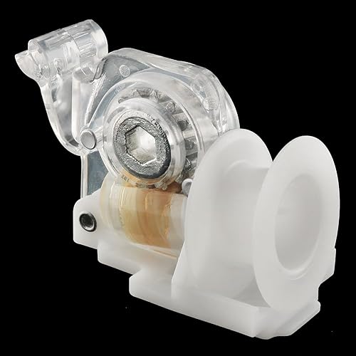 Miniatura 2 de Mecanismo de inclinación para persianas horizontales de barra hexagonal con línea delgada transparente y accesorios de cortina