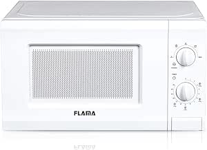 Svan Microondas 20 Litros con Grill Inox SMW2700GX. 700W, Grill 1000W, 9 Programas, Modo Descongelación, Revestimiento Interior, Fácil Limpieza, Temporizador 35min