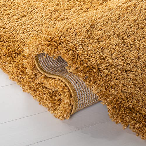 Tapete SAFAVIEH Hudson Shag 2' x 3' Dorado miniatura 6