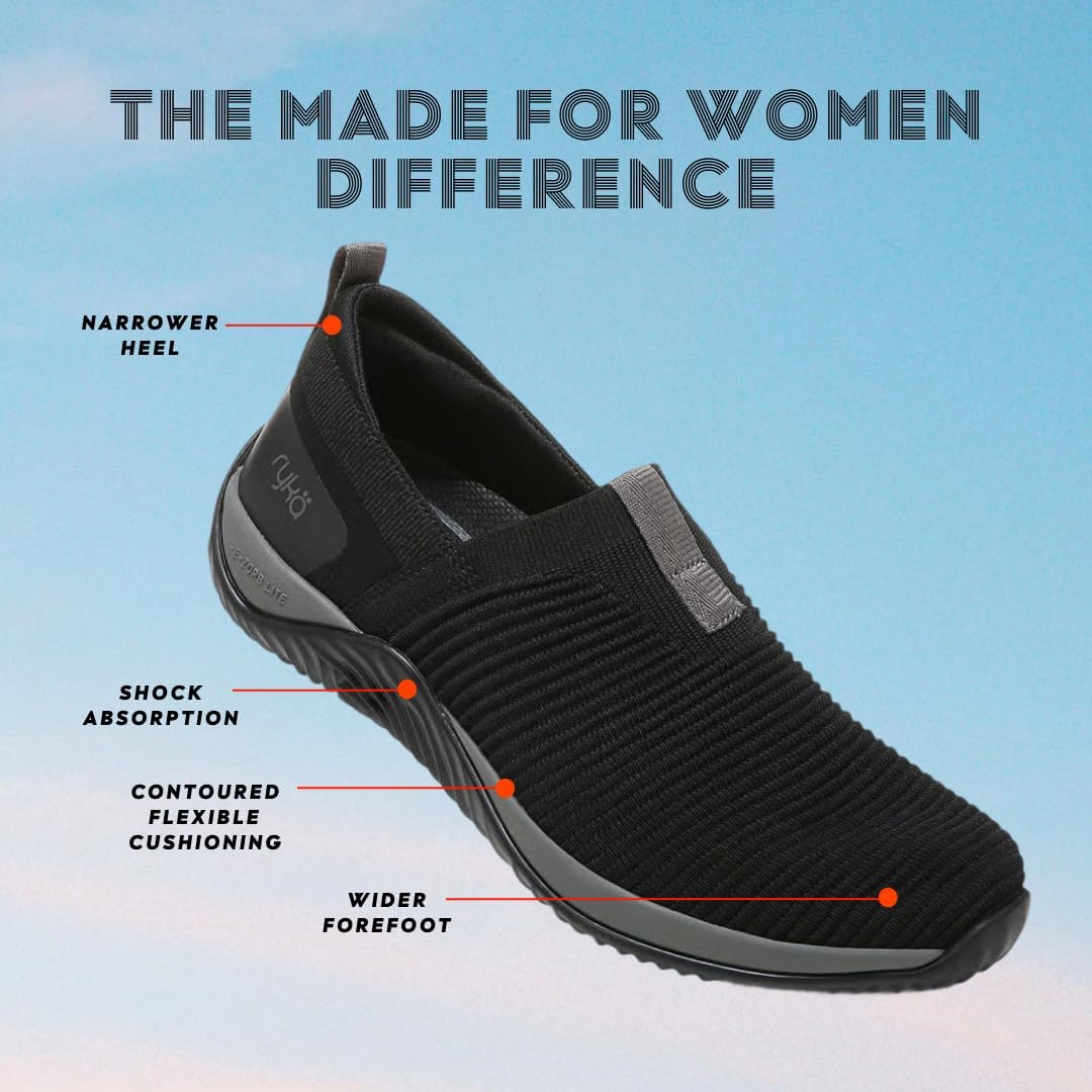 Ryka Women's Echo Knit Slip-On Loafers
