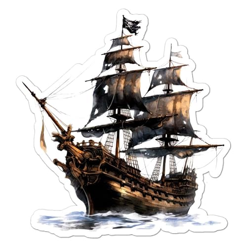 Pirate Ship Sail Vinyl Decal Sticker