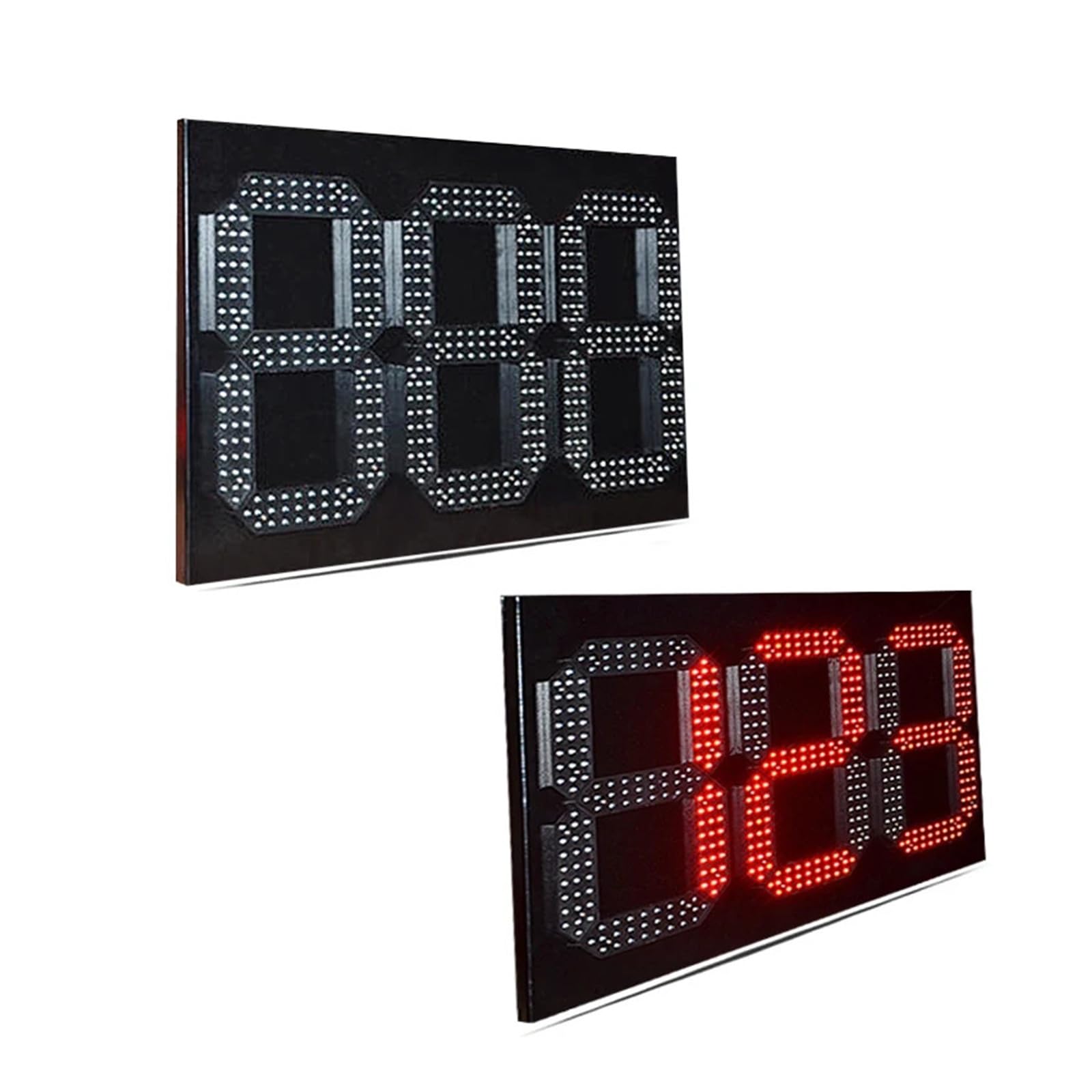 Zewnętrzny cyfrowy ekran LED 10-calowy 3-cyfrowy wyświetlacz odliczania dni do reklamy biznesowej Odporność na warunki atmosferyczne IP65 Jasny wyświetlacz