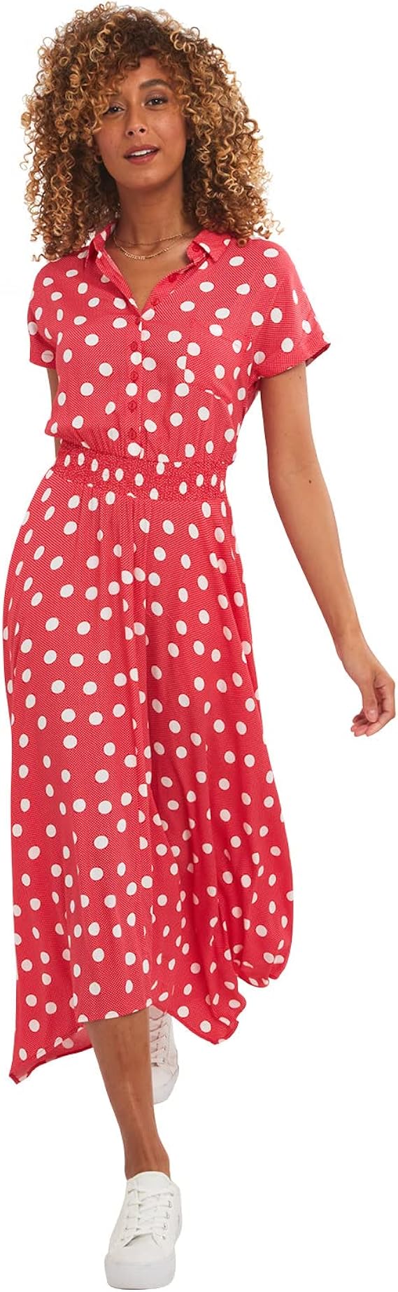 Joe Browns Women's Classic Polka Dot Shirt Dress Casual