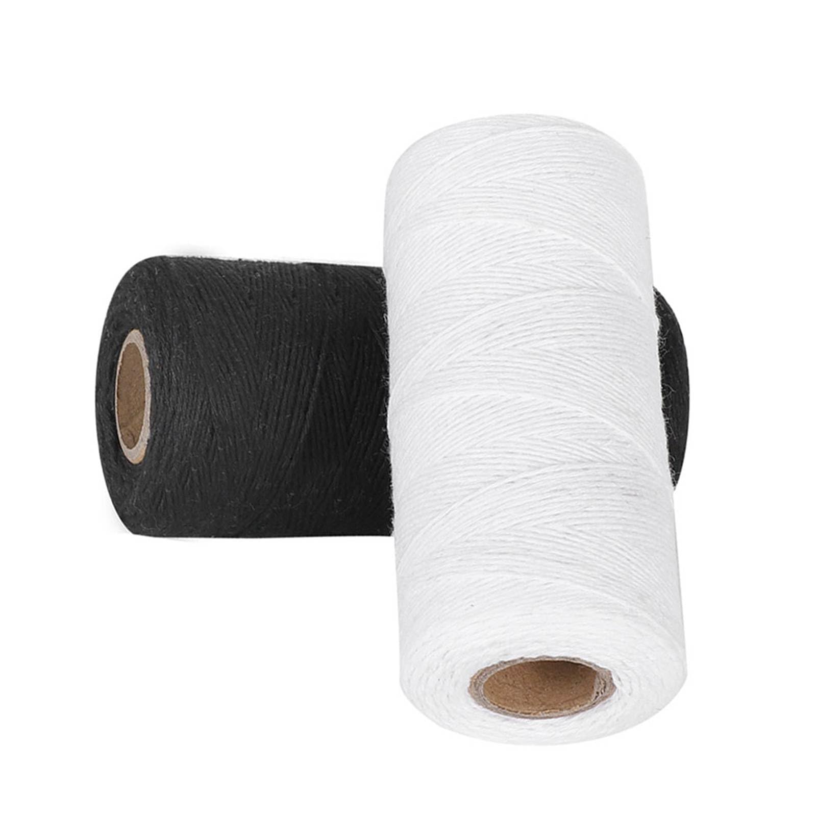 Xolsurg 2Pcs High Quality Embroidery Machine Thread 8/4 Warp Yarn Weaving Cotton Spinning 250 Meters