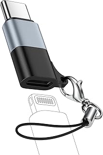 ライトニング to USB C変換アダプタ 急速充電 データ転送 ライトニング タイプC コネクタ 防紛失ストラップ付 iPhone からタイプC変換コネクタ lightningからTYPE-C変換アダプタ MacBook iPad iPhone 17/16/15 Xperia Galaxy Android その他USB-C機器対応【イヤホン非対応】